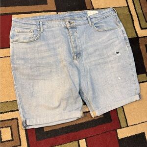 Light Blue Denim Shorts